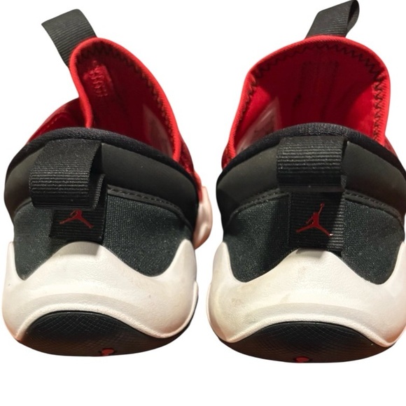 Jordan Kids Red and Black Sneakers - Picture 3 of 5